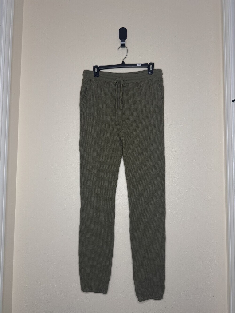 Beyond Yoga Waffle Knit Leggings Green Women's Size M NWOT